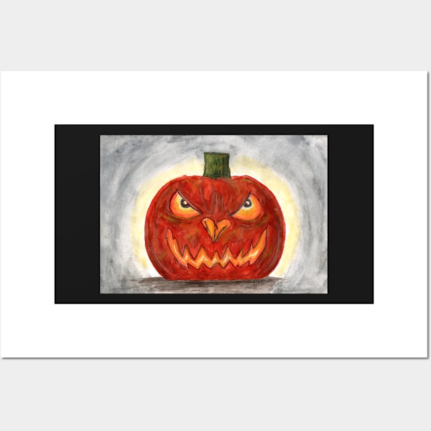 Halloween pumpkin Wall Art by Kunst und Kreatives